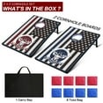 thumbnail image 5 of RayChee Cornhole Set with 8 Bean Bags and Carrying Case Outdoor Game Toss Board for Adults Outside Activities, 5 of 5