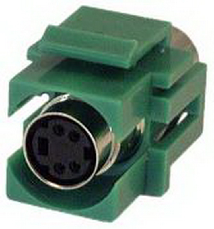 IEC RMD04GN S Video ( SVHS ) Mini Din 4 Female to Female Flush Mount