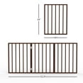 thumbnail image 2 of Foldable, Free-Standing Wooden Pet Gate by PETMAKER, 2 of 5