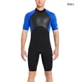 thumbnail image 3 of Wosthever Traje de buceo Trajes de baño estilo manga corta Reducen la resistencia al agua Traje de neopreno Deportes acuáticos Hombre Azul L, 3 of 6