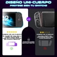 thumbnail image 2 of Case protector para Consola N-Switch-2, Funda de PC&TPU con diseño ergonomico a prueba de golpes y arañazos color Negro, 2 of 6