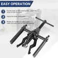 thumbnail image 5 of 3 Jaw Inner Bearing Puller Set | Blind Bearing Puller Set Bushing Gear Extractor Wheel Bearing Puller Automotive Kit Heavy Duty 3 Jaw Pilot Bearing Puller for Motorcycle, Car, and SUV, 5 of 6