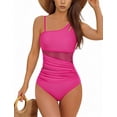 thumbnail image 2 of Traje de baño tankini de cintura alta para mujer, traje de baño de dos piezas con bloques de color, traje de baño de dos piezas para mujer, trajes de baño tankini para mujer, traje de baño de 2 piezas, 2 of 4