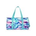 thumbnail image 4 of Justice Girls Print Round Duffle Bag, Blue, 4 of 5