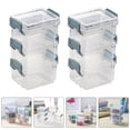 thumbnail image 4 of MasteelfCA 6 Pcs Desktop Storage Cases Transparent Jewelry Organizers Stackable Boxes, 4 of 8
