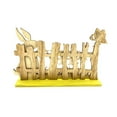thumbnail image 3 of Home Decoration,Wood Easter Desktop Decorations Easter Wooden Bunny Rabbit Ornaments Wood Easter Desktop Decorations Optimized for Excellence, 3 of 6