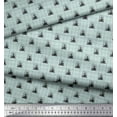 thumbnail image 3 of Soimoi Green Heavy Satin Fabric Check & cut-off saw Hardware Print Sewing Fabric Yard 54 Inch Wide, 3 of 3