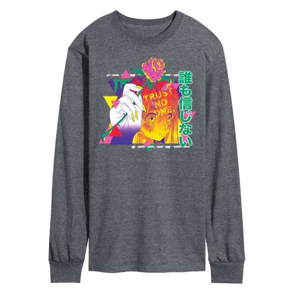 Instant Message - Trust No One - Men's Long Sleeve T-Shirt