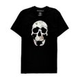 thumbnail image 2 of Camiseta gráfica Aeropostale Calavera Floral Negro Grande, 2 of 2