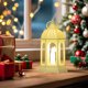 thumbnail image 5 of xihome Lmpara de viento hexagonal sin llama, decoracin de mesa de plstico para Halloween, Navidad, fiestas y decoracin del hogar., 5 of 6