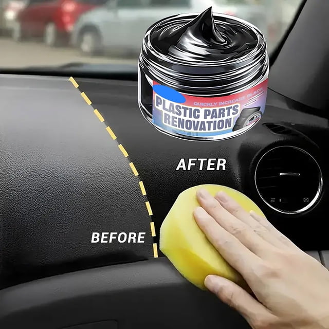 Swiftyle 1 Pcs Black Car Interior Care And Repair Wax Tire Repair And Maintenance Cream For Scratch Repair