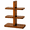 Walnut, variant on Wooden Coffee Mug Holder Stand for Countertop, Tiered Cup Display and Storage Organizer