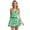 Green, variant on Jowowha Women's Candy Cane Sleeveless Tutu Dance Dress camisole Sequins Stripe A-line Christmas Dress Red XL