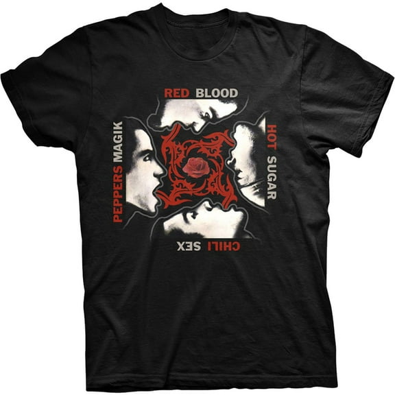 Men's Red Hot Chili Peppers Blood Sugar Sex Magik T-shirt Small Black