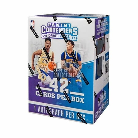 2017 Panini Contenders Draft Picks Basketball Blaster Box 1 Auto Per