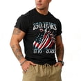 thumbnail image 4 of Havenx Mens Patriotic T Shirts Crewneck Short Sleeve Shirt American Flag Design Fun Graphic T-Shirt Vintage Patriotic Summer Workout Classic Tee Tops,Black XL, 4 of 6