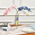 thumbnail image 3 of Polka Dots Pattern Plastic Vase 11.8'' x 3.9'' Transparent Non Breakable Decorative for Family, 3 of 6