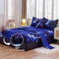 thumbnail image 4 of NTBED Galaxy Bedding Sets Outer Space Comforter Bed in a Bag 3D Printed Quilt for Children Boy Girl Teen Kids Queen 6Pcs, 4 of 9