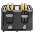 thumbnail image 5 of Continental Electric New Toaster 4-Slice Cool Touch Black, 5 of 6