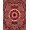 Red Black White, Pattern 7, variant on ODIKA 8'x10' Washable Area Rug Design With Bold Radiating Strands And Dark Border Spider Web Playful for Living Room, Under Sectional, Family , Durable, Non-Slip