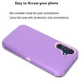 thumbnail image 5 of Galaxy A15 5G Case, Defender Phone Case For Samsung Galaxy A15 5G 6.5",Takfox Heavy Duty Shockproof Rugged Rubber Full Body Protective, 3 in 1 Hybrid Bumper Sturdy Hard Cover (Purple), 5 of 12