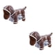 thumbnail image 3 of Greeniant Chubasquero impermeable para mascotas para cachorros, chaqueta de ropa transparente de secado rápido con hebillas de doble Type2 NO2, 3 of 6