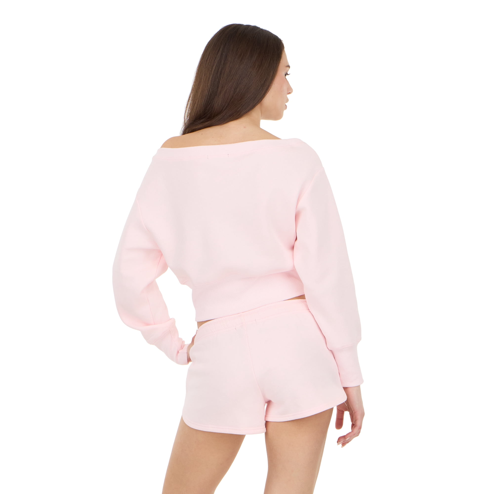 Forever 21 Women's Americana Off Shoulder Fleece Sweatshirt, Sizes XXS-XXL