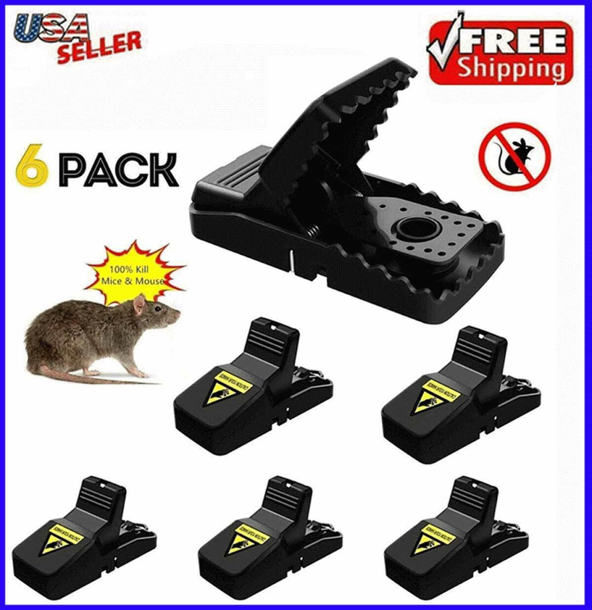 Household Mice Catcher Mouse Traps Plastic Rodent Pest Control Bait Box Reusable 