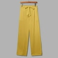 thumbnail image 6 of Womens Pants Casual Ladies vintage print Loose Type Tie Belt casual boho baggy Trousers, 6 of 7