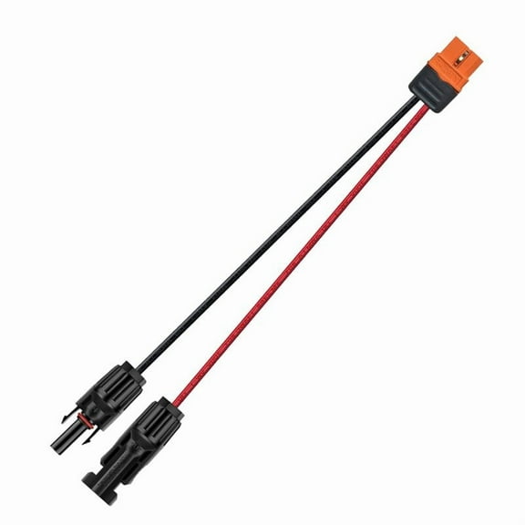 Solar to XT60i Adapter Cable 12AWG Mobile Storage Charging Connection Cable for Energy Storage High Efficiency