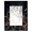 Black, variant on Herdesigns Red White Snowflakes 8x10 Picture Frame, Wood Photo Frame for Wall & Tabletop, Vertical & Horizontal Display Home Decor