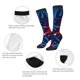 thumbnail image 3 of Balery Red White Blue Fireworks Calcetines novedosos Calcetines deportivos Calcetines hasta la rodilla Calcetines de algodón Calcetines originales y geniales, 3 of 6