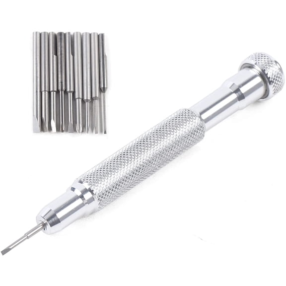 DENEST Watch repair screwdriver 10 blades 0.6mm-2.0mm