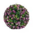 thumbnail image 1 of Planta de simulación, bola de topiario colgante de flores, 7,8 pulgadas, bricolaje, paisajismo, material de PE multiusos, decoración para balcón, boda Estilo E BLESIY bola verde, 1 of 8