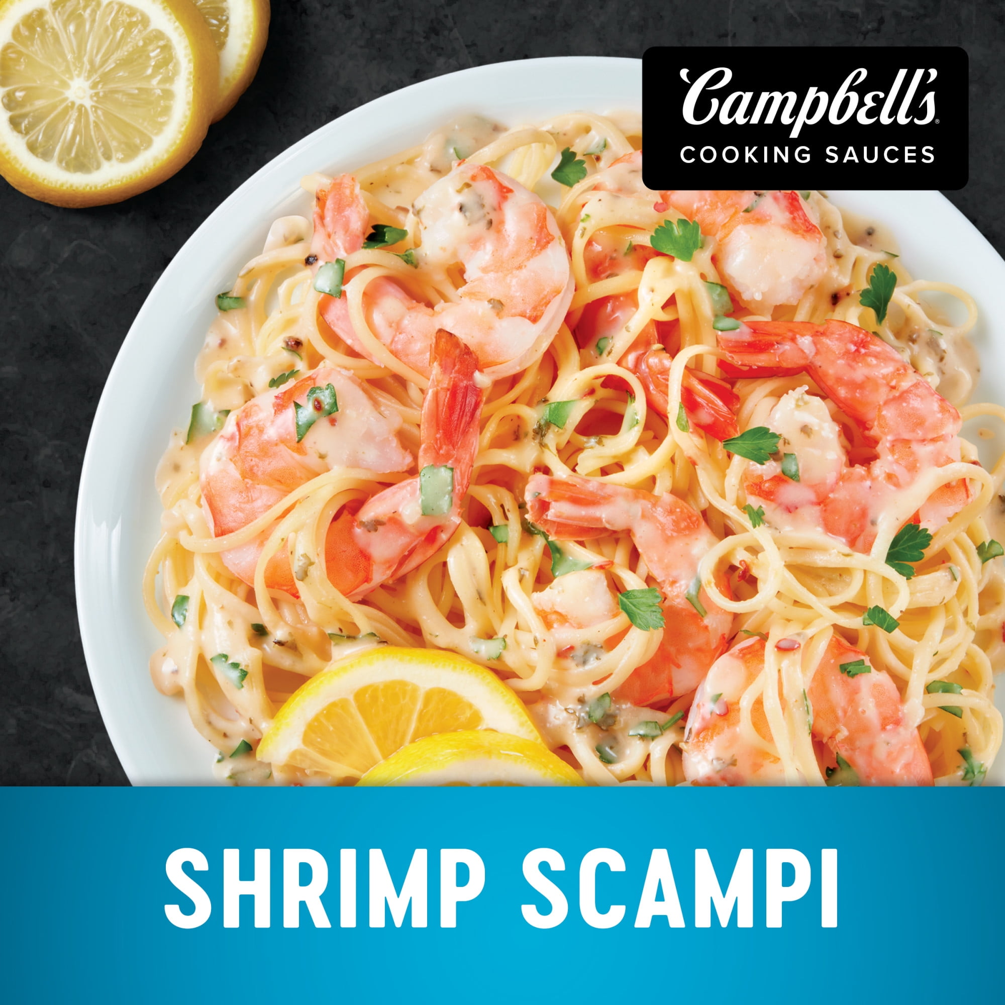 Campbell's Cooking Sauces, Classic Shrimp Scampi Sauce, 11 oz Pouch