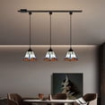 thumbnail image 7 of Kiven J Track Pendant Lightning, 1 Light Tiffany Style J Track Light Heads with for Bedroom Kitchen Home Lighting,E26 Socket, 7 of 7