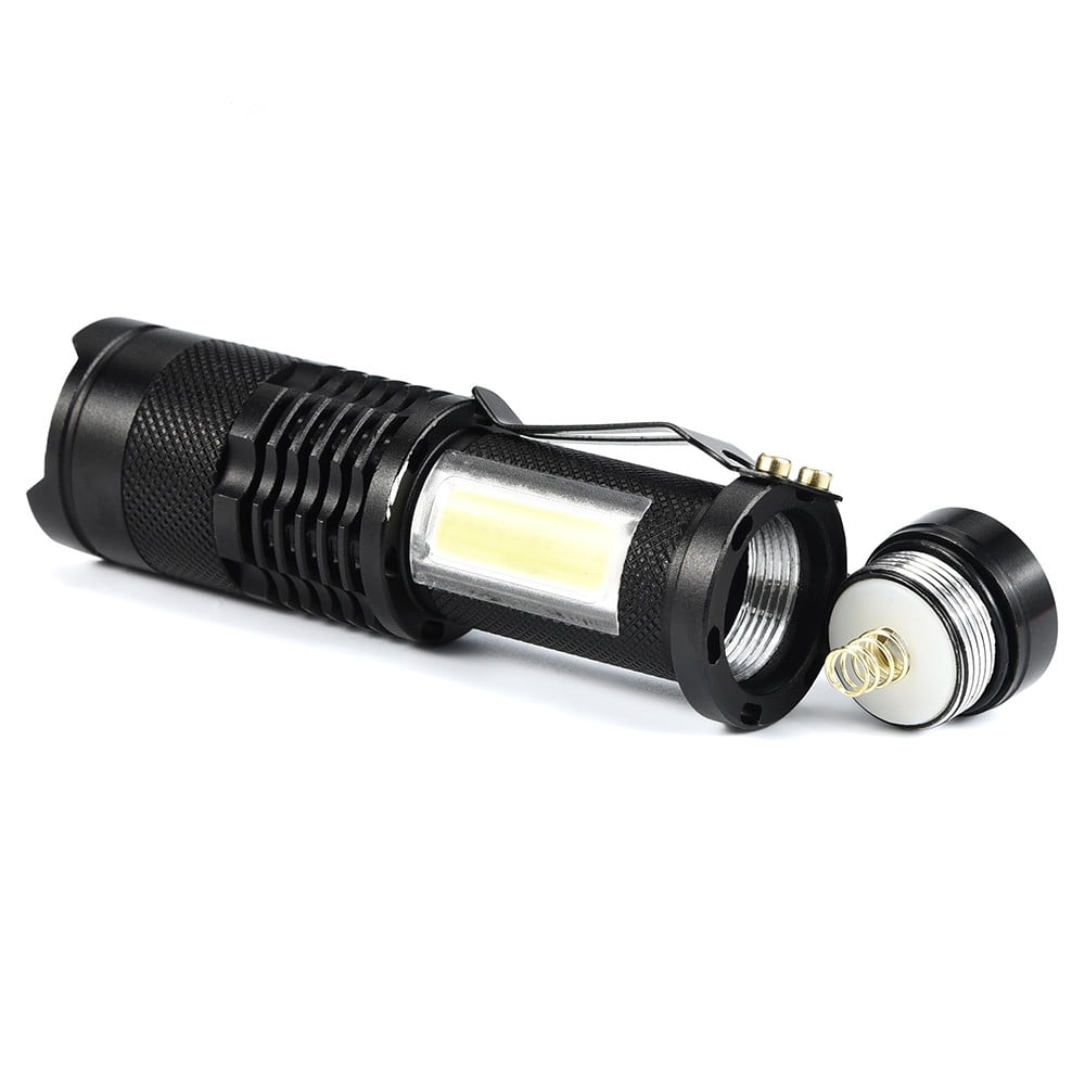 Q5 LED 4Mode 14500/AA Tactical Military Emergent Flashlight 5000LM Zoomable COB