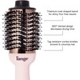 thumbnail image 2 of L'ange Hair Le Volume 2-in-1 Titanium Blow Dryer Brush Blush Hot Air Brush with Oval Barrel, 2 of 7