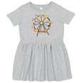 thumbnail image 3 of Inktastic Ferris Wheel with Snacks Girls Toddler Dress, 3 of 5