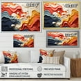 thumbnail image 4 of Designart "Elegance in Colorful Ripple Harmony I" Fractal Framed Wall Art Decor - Modern Multicolor Abstract Living Room Framed Canvas Art, 4 of 6