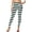 Dark Green, variant on Women's Leggings Striped Print High Waist 4-Way Stretch Casual Fashion Holiday Athletic Pants
