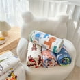 piaybook Throw Blanket Children's Summer Quilt Washed Cotton Summer Cool Quilt Thin Quilt Air