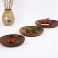 thumbnail image 3 of KALLORY 1Pack Circle Wood Plate Rustic Design Suitable for Christmas and Thanksgiving Events, 3 of 8