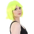 thumbnail image 4 of Banana Costumes Goods C-01-001-005 Classic Flapper Wig, Neon Green - One Size Fits Most, 4 of 5