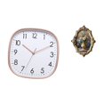thumbnail image 1 of Colección de relojes de pared y marcos de fotos vintage para el hogar, la oficina, el dormitorio, el comedor, la casa de campo, el gimnasio,, 1 of 8