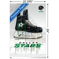 thumbnail image 3 of NHL Dallas Stars - Drip Skate 21 Wall Poster with Pushpins, 22.375" x 34", 3 of 6