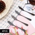 thumbnail image 2 of Justharion 4 Pieces Butter Spatula Spreader Cheese Slicer Scraper Dessert Scraping Tool Baking Bakeware Home Kitchen Restaurant, 2 of 6