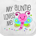 thumbnail image 4 of Inktastic My Auntie Loves Me- Cute Dragonfly Boys or Girls Baby Bib, 4 of 4