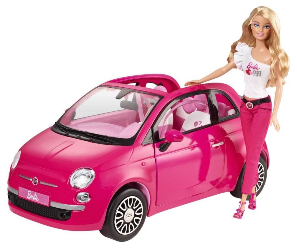 Barbie Fiat Special Italian Sports Car 