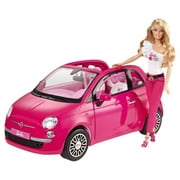 Barbie Fiat Special Italian Sports Car Vehicle with Doll - Pink | Y6857